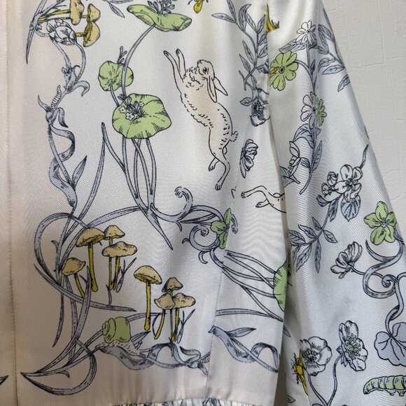 Tory Burch Printed Silk Twill Dress - Picture 8 of 12